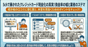 5chで暴かれたクレジットカード現金化の真実！換金率の嘘と業者のステマ