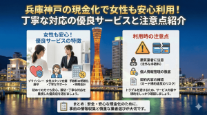 兵庫神戸の現金化で女性も安心利用！丁寧な対応の優良サービスと注意点紹介