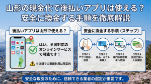 山形の現金化で後払いアプリは使える？安全に換金する手順を徹底解説します