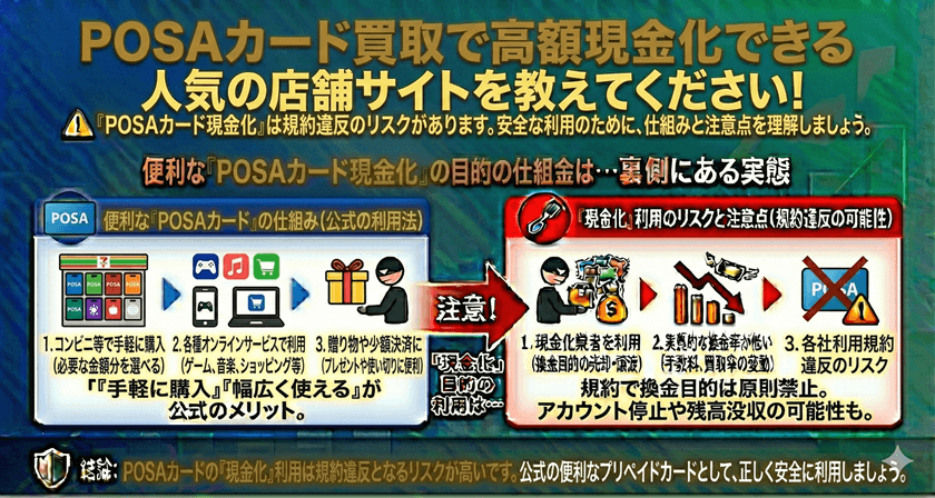 POSAカード買取で高額現金化できる人気の店舗サイトを教えてください！