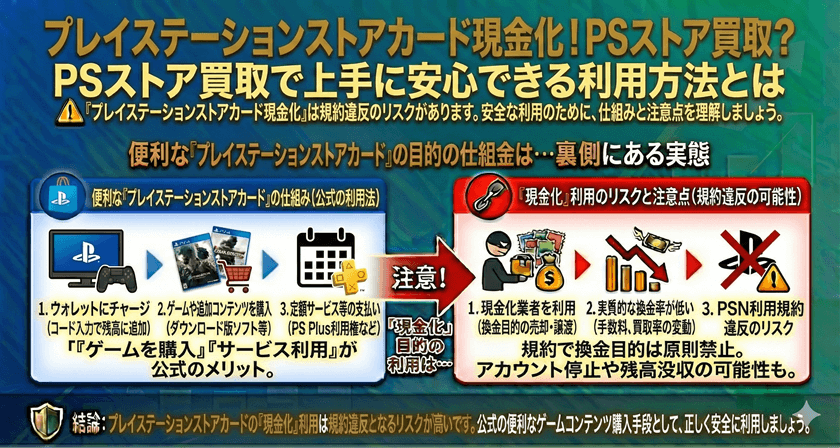 プレイステーションストアカード現金化！PSストア買取で上手に安心できる利用方法とは