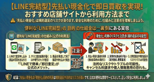【LINE完結型】先払い現金化で即日買取を実現！おすすめ店舗サイトから利用方法まで