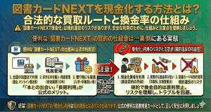 図書カードNEXTを現金化する方法とは？合法的な買取ルートと換金率の仕組み