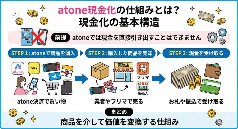 atone現金化の仕組み