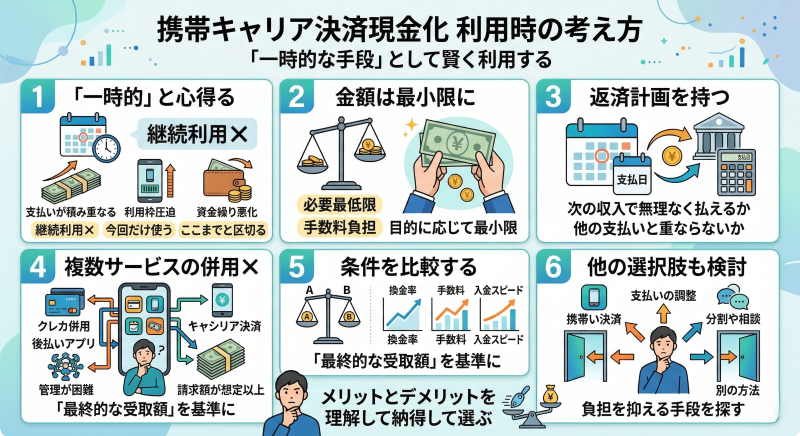 キャリア決済現金化をどうしてもしたい人の考え方
