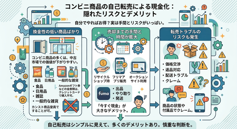 自分でクレジット現金化をするリスク