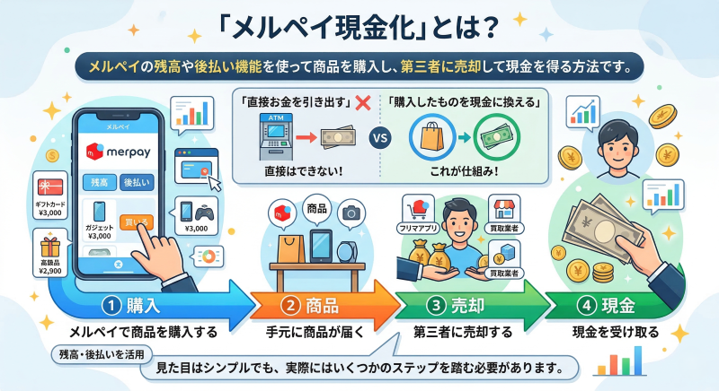 メルペイ現金化の仕組み