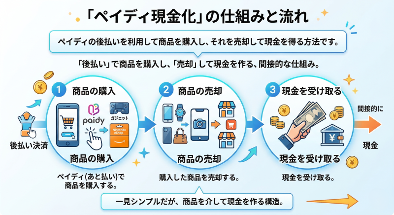 ペイディ現金化の仕組み